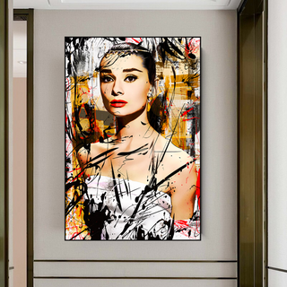 Audrey Hepburn Canvas Wall Art: Exquisite Style and Elegance-Audrey Art