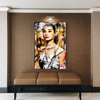Audrey Hepburn Canvas Wall Art: Exquisite Style and Elegance-Audrey Art