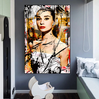 Audrey Hepburn Canvas Wall Art: Exquisite Style and Elegance-Audrey Art