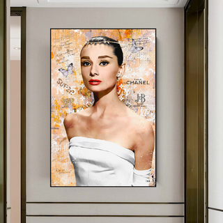 Audrey Hepburn Canvas Wall Art - Exquisite & Timeless-Audrey Art