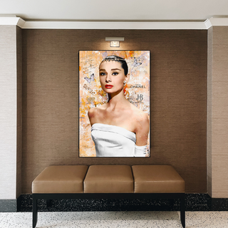 Audrey Hepburn Canvas Wall Art - Exquisite & Timeless-Audrey Art