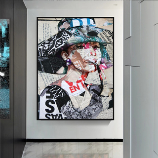Audrey Hepburn Canvas Wall Art: Timeless Decor-Audrey Art