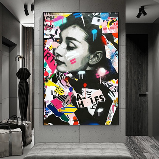 Audrey Hepburn Canvas Wall Art: Timeless Elegance-Audrey Art