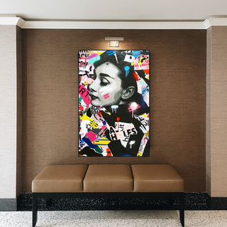 Audrey Hepburn Canvas Wall Art: Timeless Elegance-Audrey Art