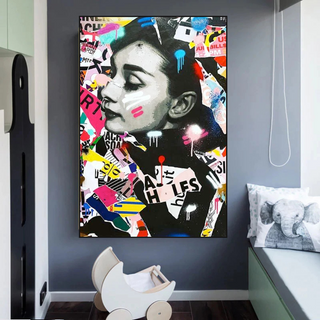 Audrey Hepburn Canvas Wall Art: Timeless Elegance-Audrey Art