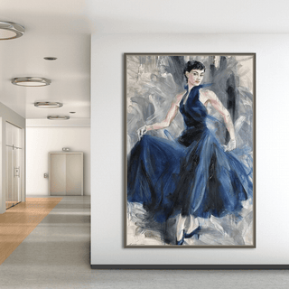 Audrey Hepburn Show Stopper Canvas Wall Art-Audrey Art