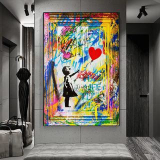 Banksy "Life is Beautiful" Wall Art - Add a Touch of Street Art-Wall Posters