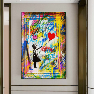 Banksy "Life is Beautiful" Wall Art - Add a Touch of Street Art-Wall Posters