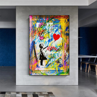 Banksy "Life is Beautiful" Wall Art - Add a Touch of Street Art-Wall Posters