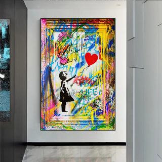 Banksy "Life is Beautiful" Wall Art - Add a Touch of Street Art-Wall Posters