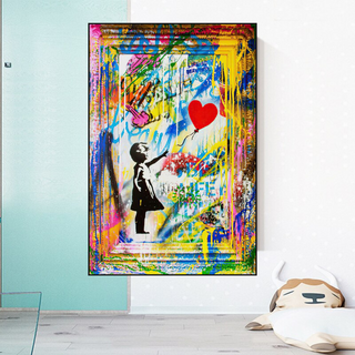 Banksy "Life is Beautiful" Wall Art - Add a Touch of Street Art-Wall Posters