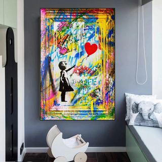 Banksy "Life is Beautiful" Wall Art - Add a Touch of Street Art-Wall Posters