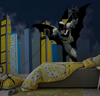 Batman Adventure Begins - Kids Nursery Wallpaper Mural-Kids Room Wallpaper