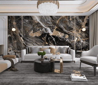 Black Mist Stone - Marble Wallpaper Murals-Marble Design Wallpaper