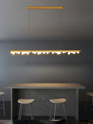 Blocks Hanging Light: Illuminate Your Space with Elegance-Kitchen Island