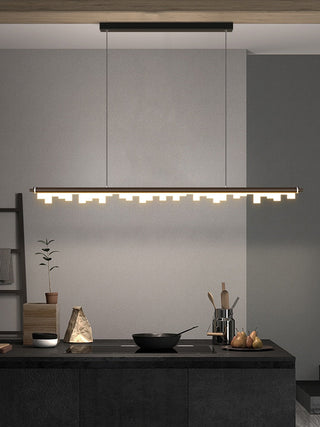 Blocks Hanging Light: Illuminate Your Space with Elegance-Kitchen Island