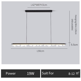 Blocks Hanging Light: Illuminate Your Space with Elegance-Kitchen Island