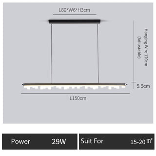 Blocks Hanging Light: Illuminate Your Space with Elegance-Kitchen Island