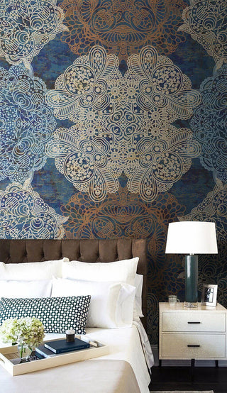 Bohemian Art Era Wallpaper Mural-Geometric Shapes Wallpaper