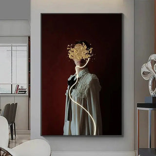Bohemian Figure Porch LED Wall Art-LED Wall Art
