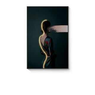 Bohemian Figure Porch LED Wall Art-LED Wall Art