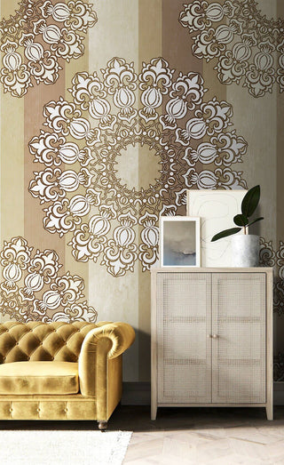 Bohemian Mandala Wallpaper Mural-Geometric Shapes Wallpaper