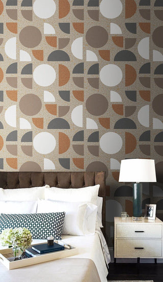 Bohemian Radius Pattern Wallpaper Mural-Geometric Shapes Wallpaper
