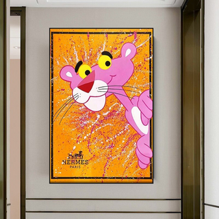Bold and Playful - Pink Panther Poster Art-Pink Panther Art