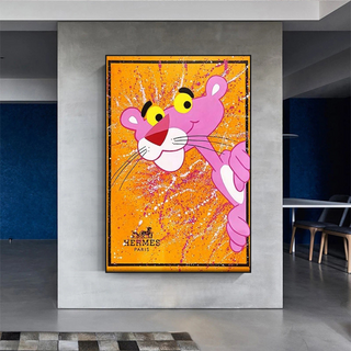 Bold and Playful - Pink Panther Poster Art-Pink Panther Art