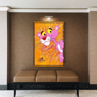 Bold and Playful - Pink Panther Poster Art-Pink Panther Art