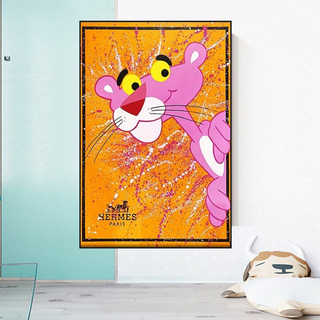 Bold and Playful - Pink Panther Poster Art-Pink Panther Art