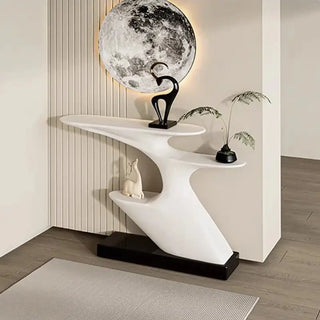 Branch-Inspired Minimalist Console Table-Console Tables