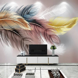 Bright Leaf Wallpaper Murals - Transform Your Space-Flower & Leaf Wallpaper