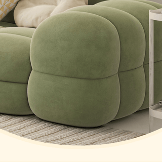 Bubble Puff Italian Sofa – Ultra-Comfortable Modern Lounge Seating-Sofa Set