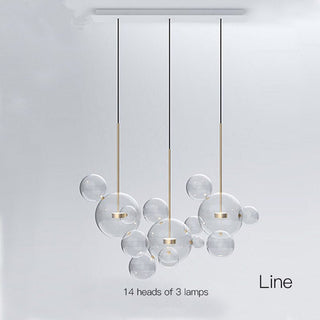 Bubbles Glass Chandelier – Elegant Lighting with a Modern Twist-Pendant Lights