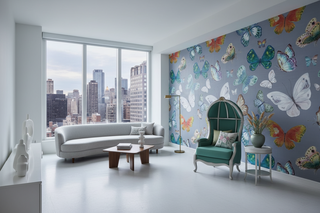 Butterfly Garden Bliss Wallpaper Mural