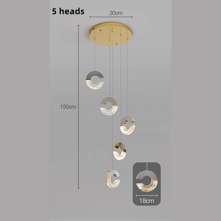 Хрустальная люстра в форме буквы C: элегантный осветительный прибор