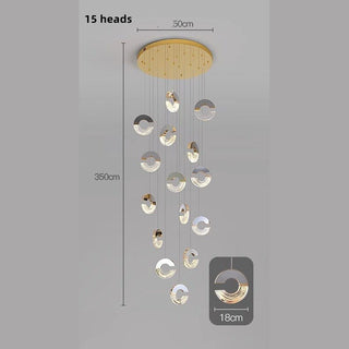 Хрустальная люстра в форме буквы C: элегантный осветительный прибор