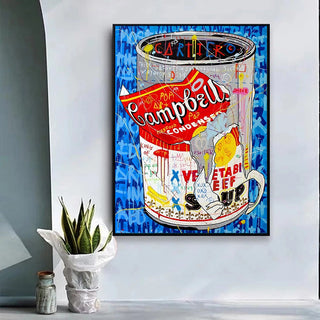 Campbell's Soup Canvas Wall Art-Wall Posters