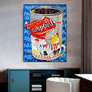 Campbell's Soup Canvas Wall Art-Wall Posters