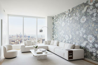 Cascade Bloom Floral Wallpaper Mural