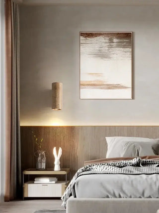 Cave Stone Ring Pendant Chandelier – Polished Steel &amp; Yellow Stone Finish