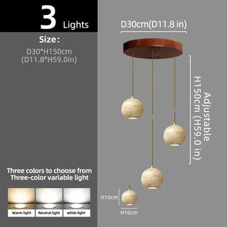 Ceramic Globe LED Staircase Chandelier Pendant Light-Staircase Chandeliers