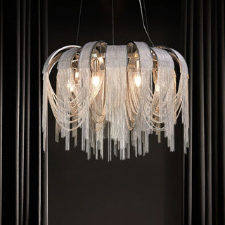 Chain Chandelier: Elegant Lighting Fixture for Modern Spaces-Chandeliers