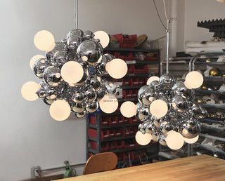 Chrome Bubble LED Pendant Light-Pendant Lights