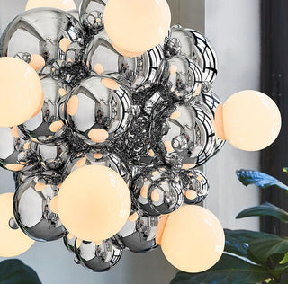 Chrome Bubble LED Pendant Light-Pendant Lights