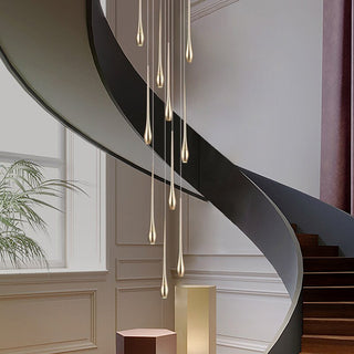 Circular Cone Circular Cone - Staircase Chandelier: Unique Ambience-Staircase Chandeliers