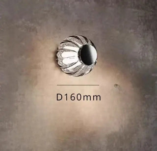 Circular Ring Chrome LED Pearl Chandelier-Chandeliers