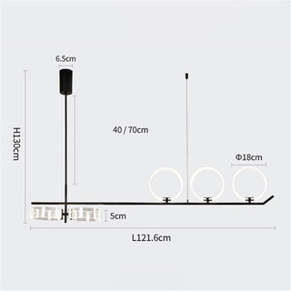 Circular Rings Kitchen Lightings: Stylish Fixtures-Kitchen Island