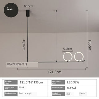 Circular Rings Kitchen Lightings: Stylish Fixtures-Kitchen Island